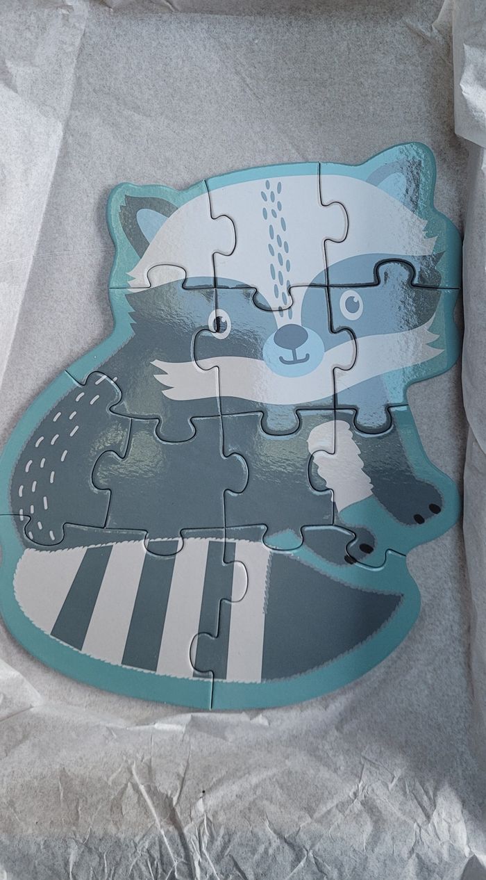 5 puzzles carton évolutifs vert baudet - photo numéro 8