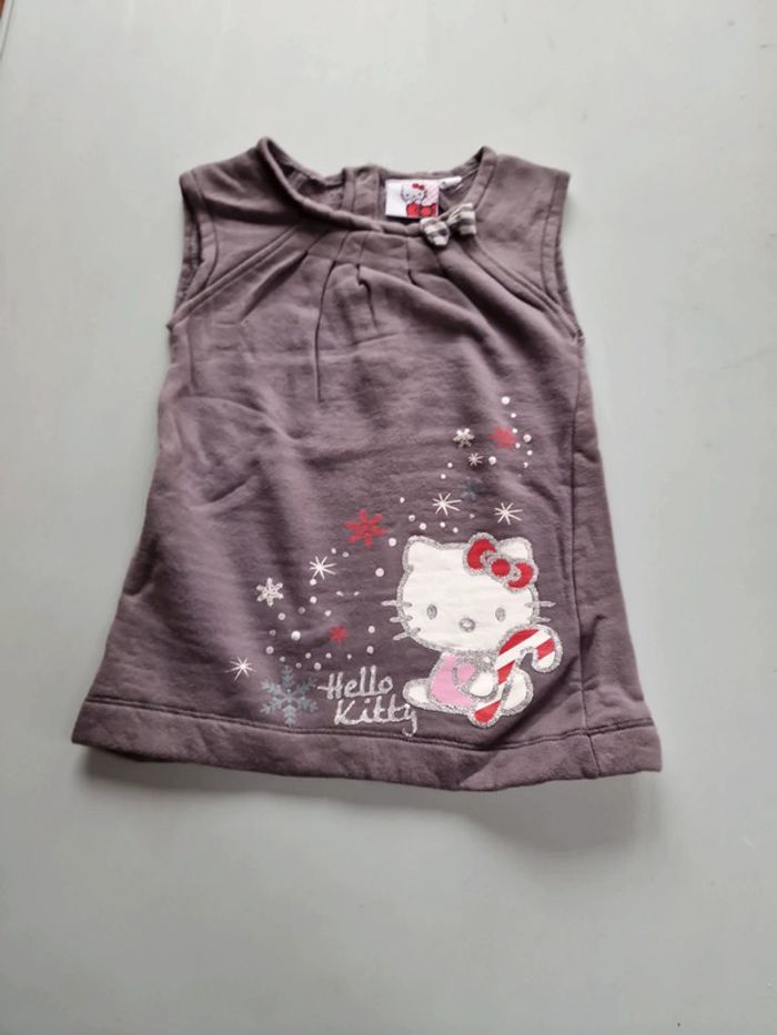 Ensemble tunique sans manches + leggings fille - photo numéro 2