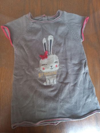 Robe pull manches courtes Gémo 12mois