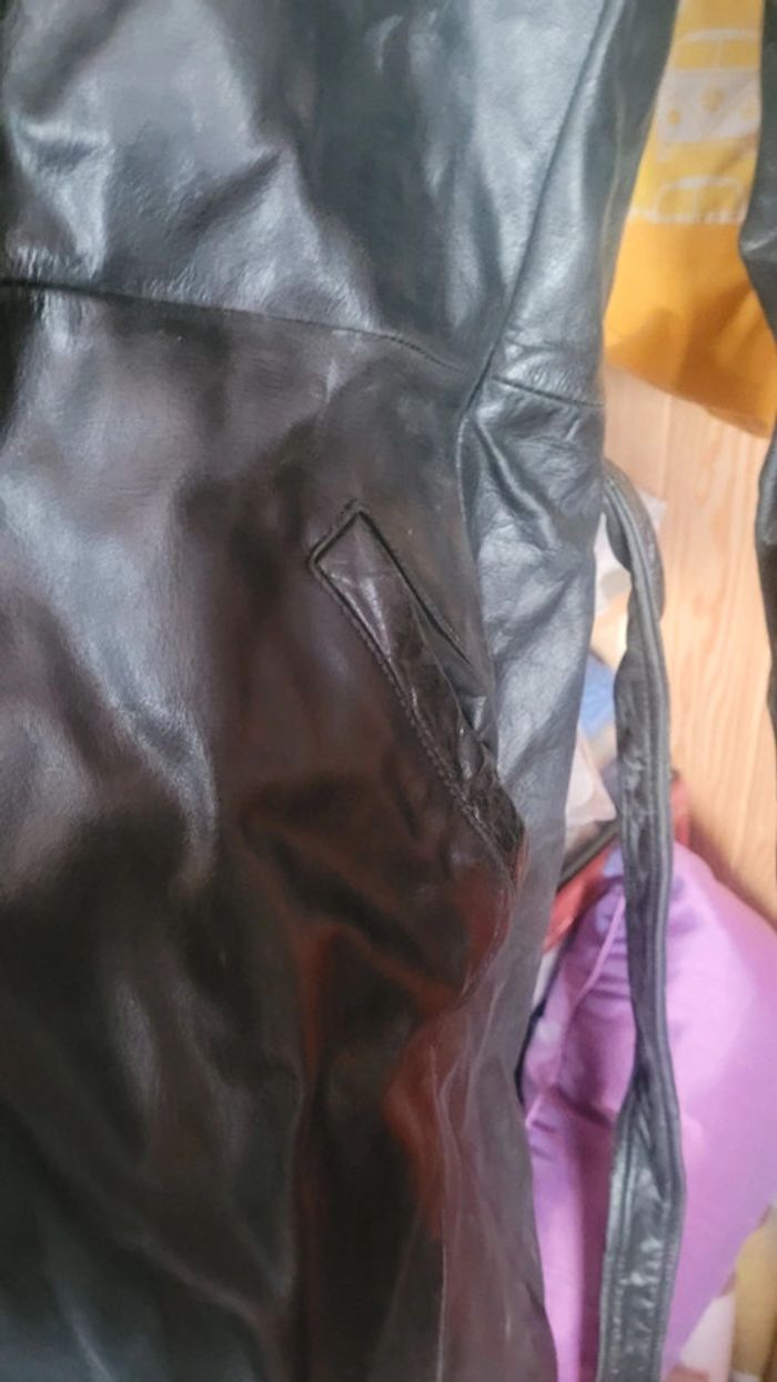 Manteau cuir long - photo numéro 6