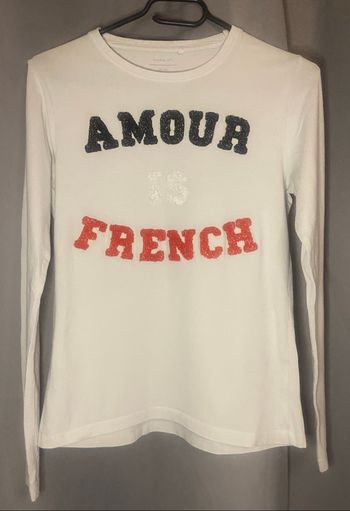 Tee-shirt amour is French »Name It »manches longues