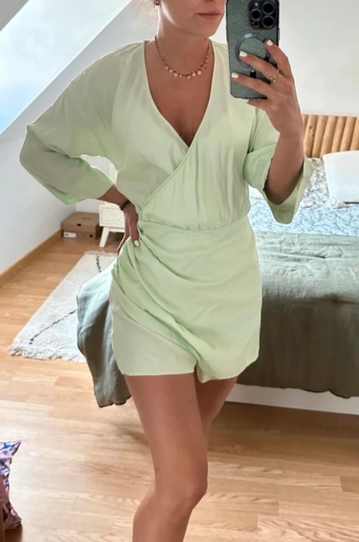 Combi-short Zara vert menthe 🥒 - photo numéro 3