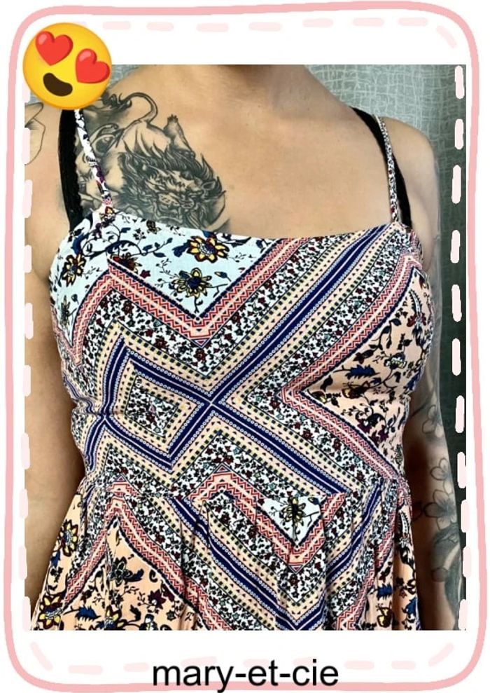 SOLDÉ - Robe d’été à fines bretelles taille 38 - H&M - photo numéro 5