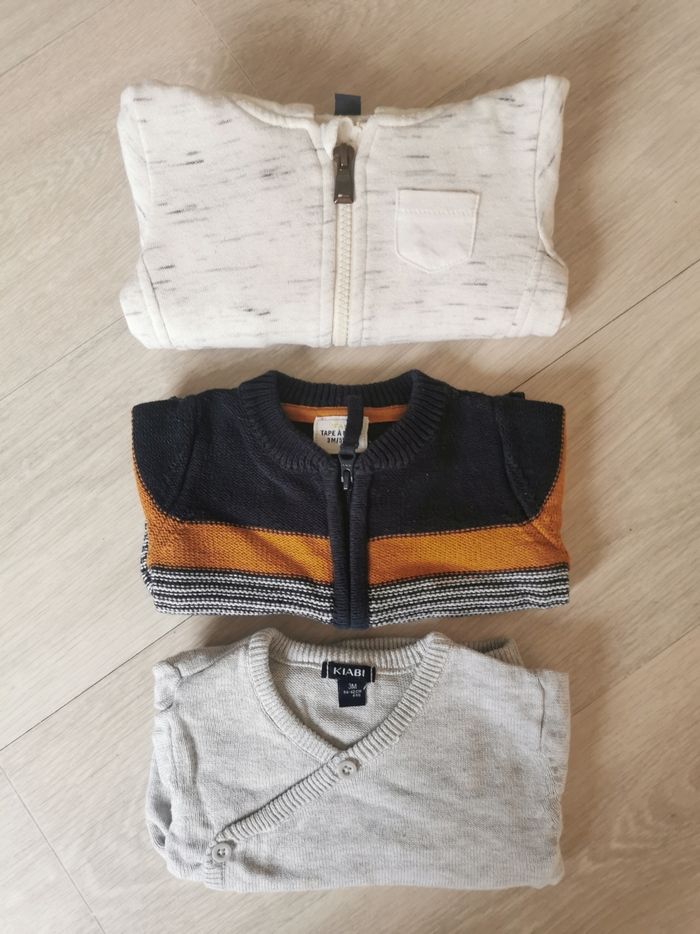 Lot gilets 3 mois