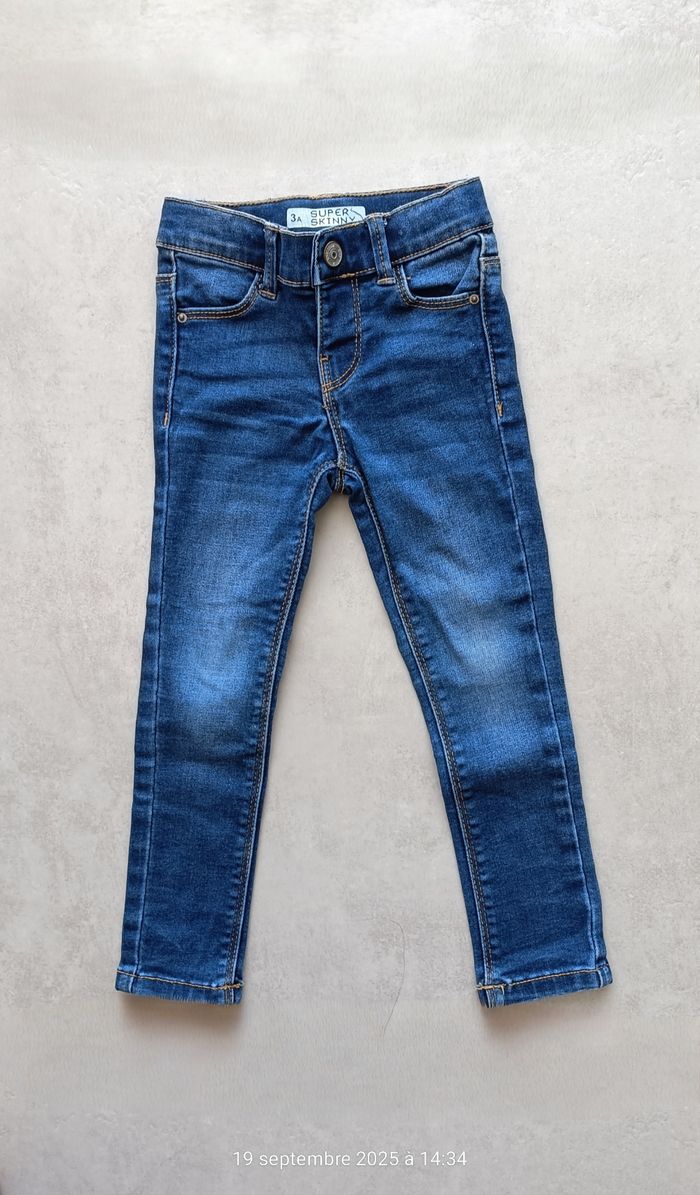Jeans super skinny fille - 3 ans