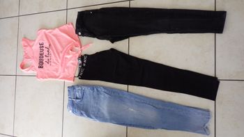 Lot de 4 vêtements fille 12/13ans Denim & Co