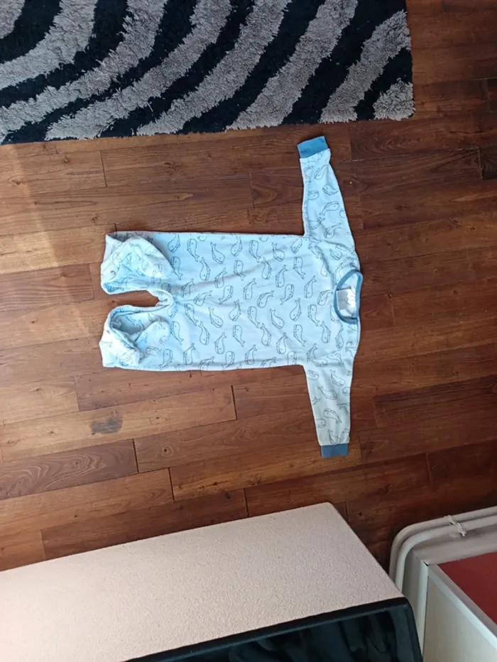 Pyjamas bébé garçon motif baleine