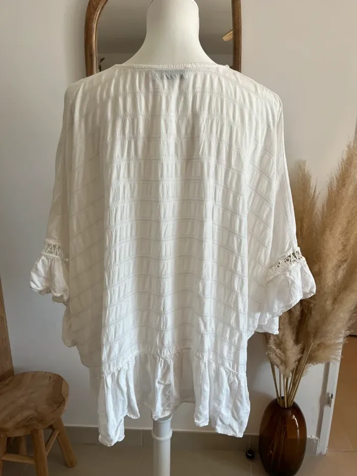 Blouse blanche inscription « amour » Maison Marley - photo numéro 6