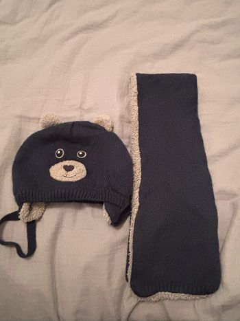 bonnet + écharpe 24-36 mois