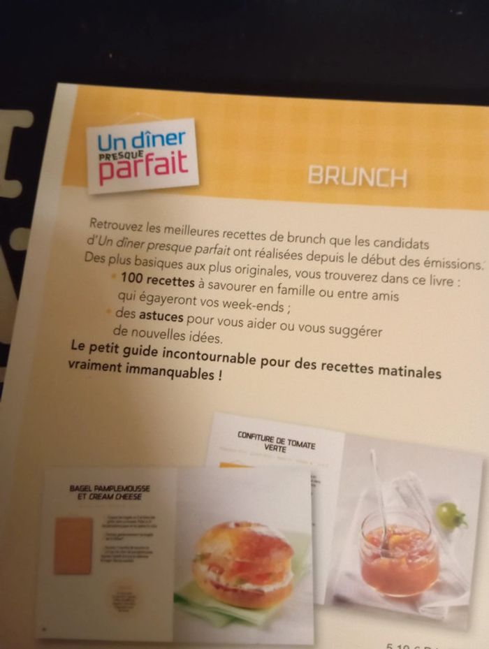 Livre comme Neuf Brunch Un dîner presque parfait - photo numéro 2