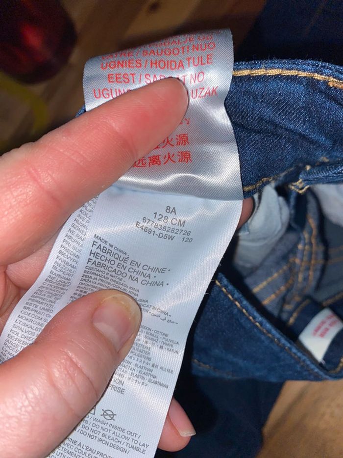 Jeans Lévis fille taille 8 ans - photo numéro 3