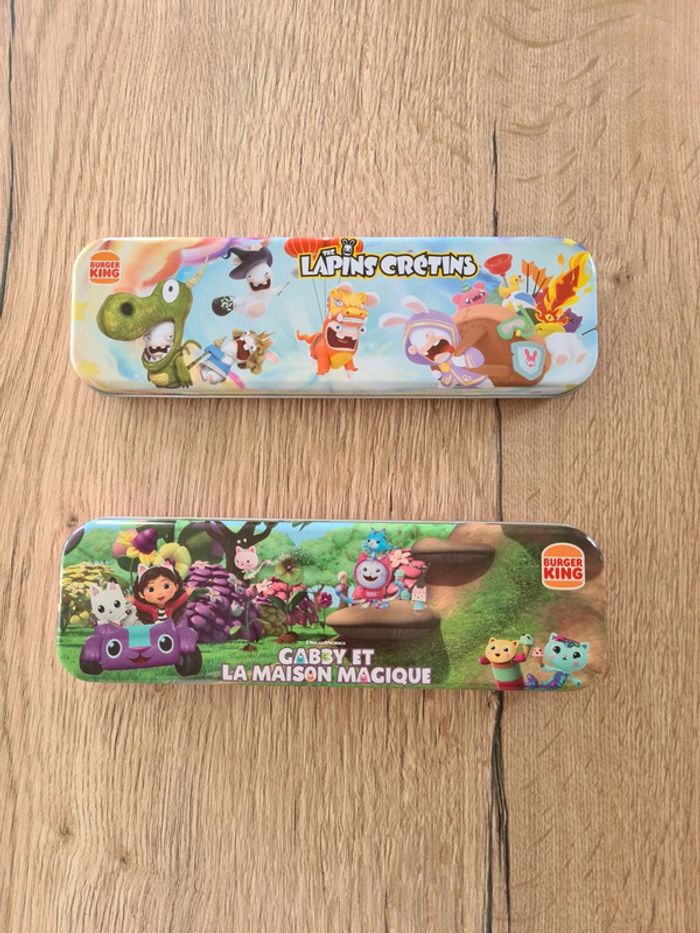 Boîte burger king lapins crétins et gabby - photo numéro 2
