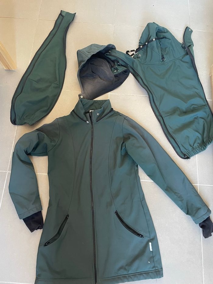Manteau de portage femme enceinte softshell 4 in 1 - photo numéro 4