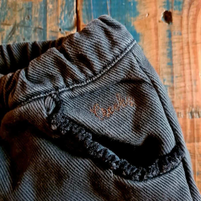 Jean paperbag en denim noir pour bebe fille - photo numéro 3