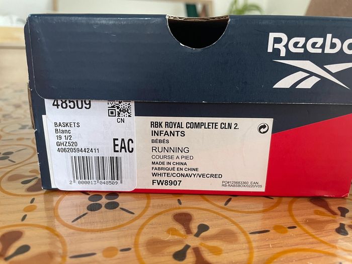 Basket Reebok T 19 1/2 - photo numéro 2