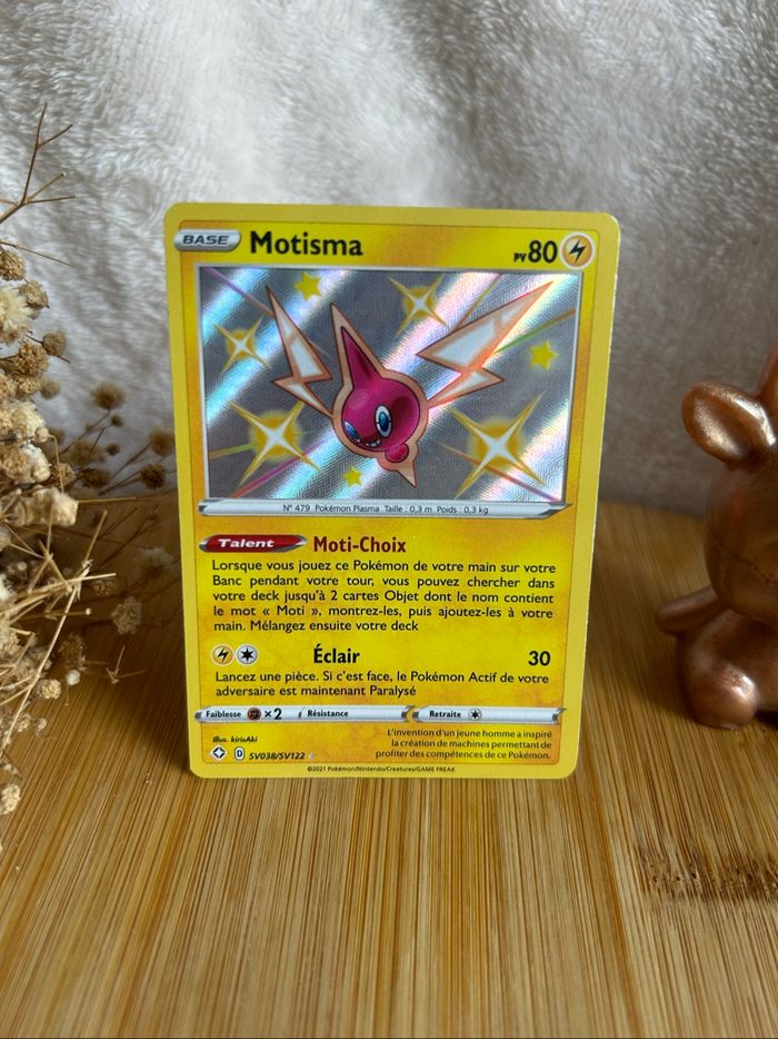 Carte Pokémon Motisma SV038/SV122 – Destinées Radieuses (2021) - photo numéro 2