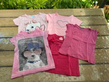 T-shirt manches courtes fille 2 ans