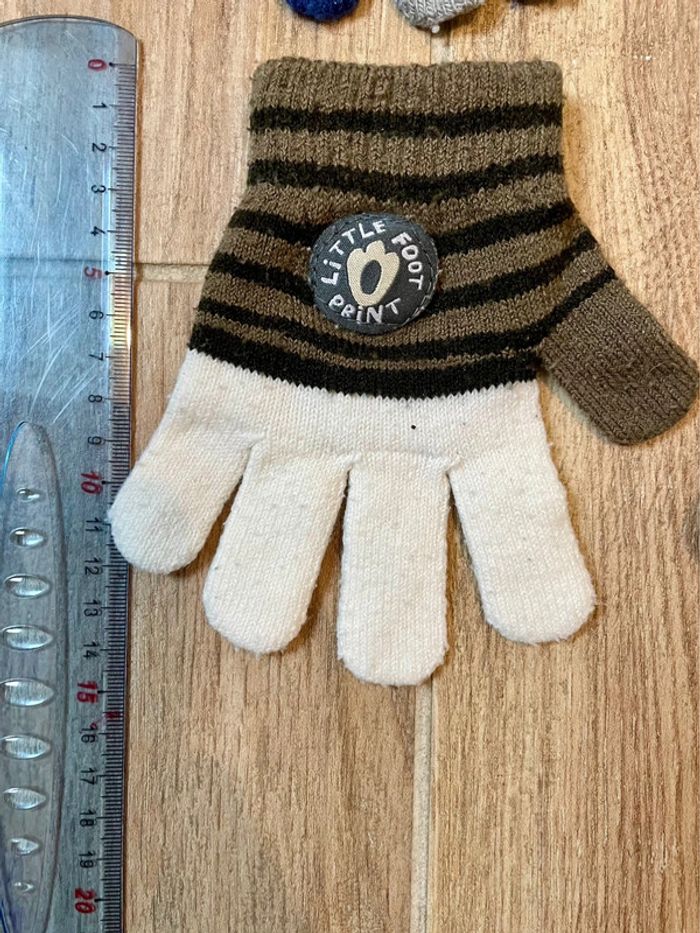 Lot gants laine enfant - photo numéro 5