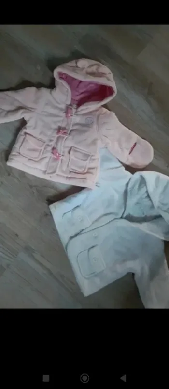 Lot manteaux fille