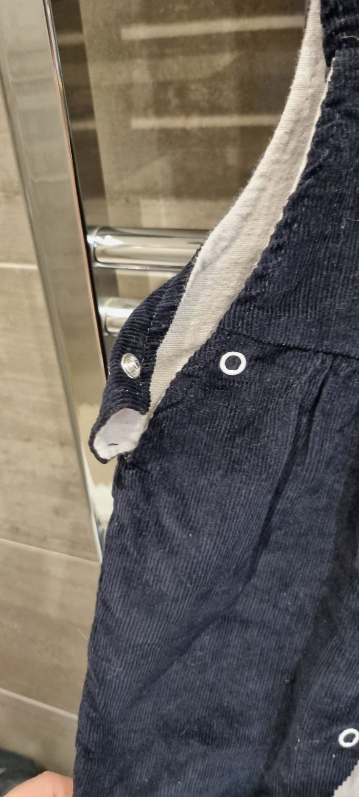 Salopette velours doublée - photo numéro 4