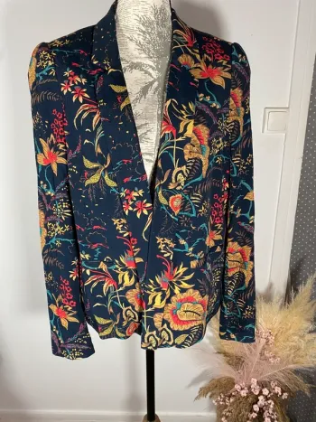 Veste fleurie See u soon