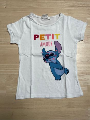 Tee-shirt Stitch Disney Classics taille 6 ans