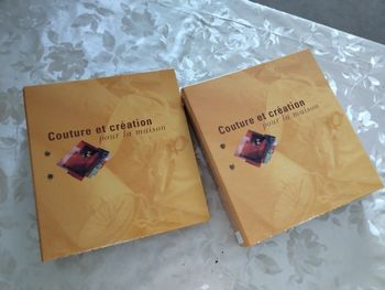 2 classeurs Couture et création