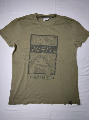 Tee shirt kaki Pokémon Florizarre taille L