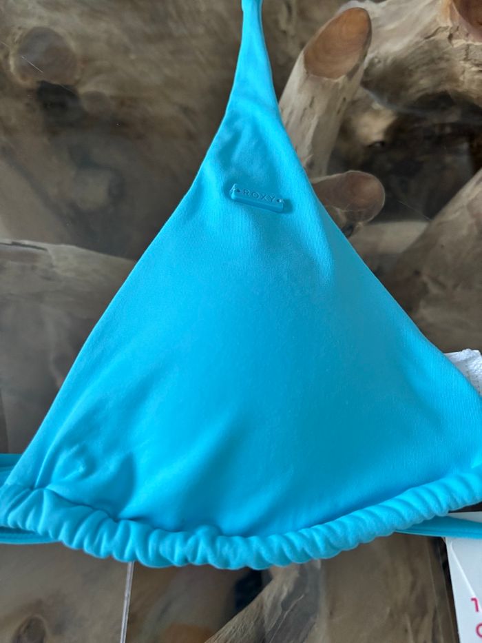 Haut de maillot de bain Roxy bleu turquoise - photo numéro 3