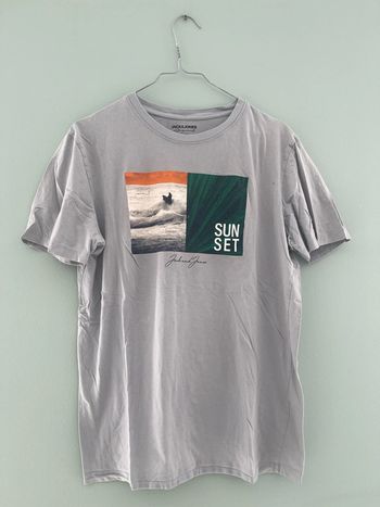 Tee shirt gris jack et jones