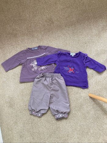 Ensemble fille 6 mois