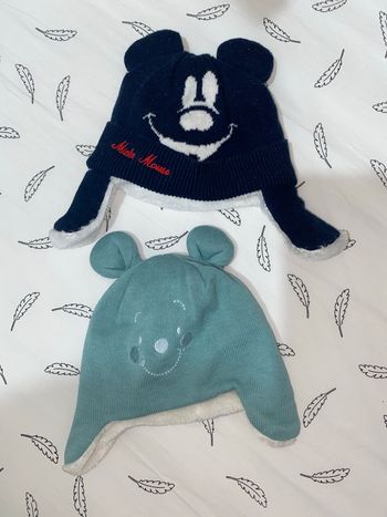 Lot de 2 bonnets