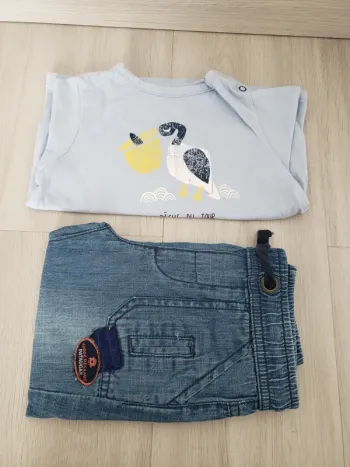 Ensemble garçon 12 mois été