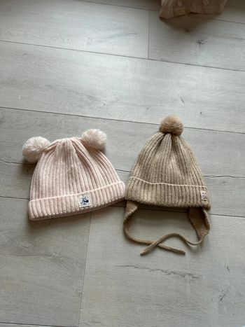 Lot de 2 bonnets épais