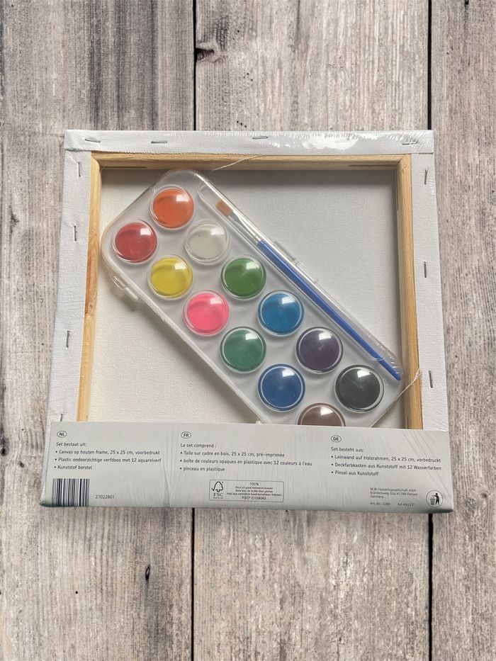 Toile à peindre licorne Expertiz neuve – activité créative enfant / kit peinture sur châssis - photo numéro 2