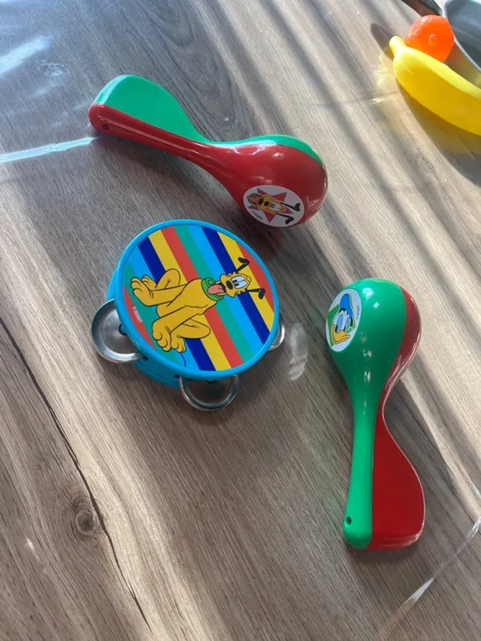 Lot de 3 instruments de musique Mickey