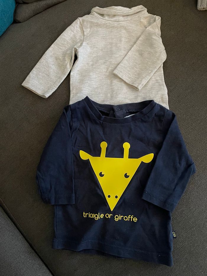 1 t-shirt, 1 col roulé