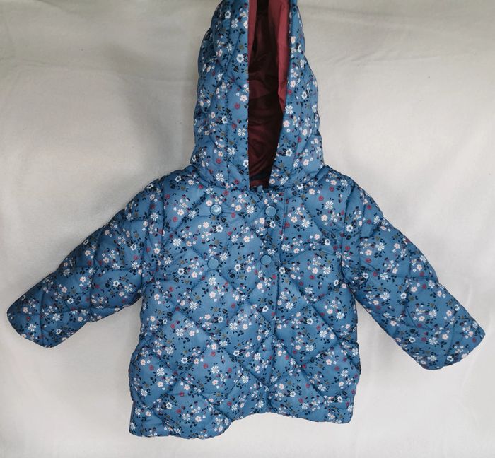 Doudoune fleurie 👣 obaïbi,matelassée, légère, 6mois - photo numéro 13