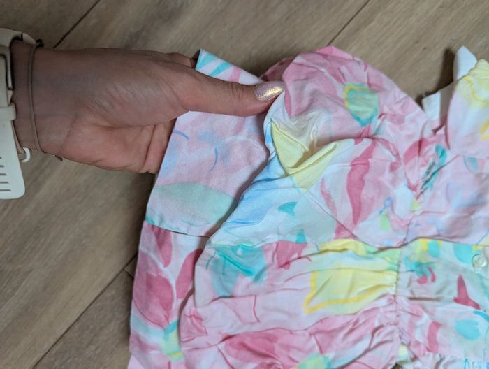 Superbe robe vintage multicolore 6 mois - photo numéro 4