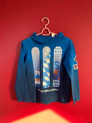 T shirt col roulé okaidi garçon 3 ans