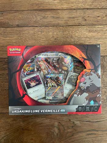 Coffret Pokemon Poster Ursaking Lune Vermeille (4 boosters)