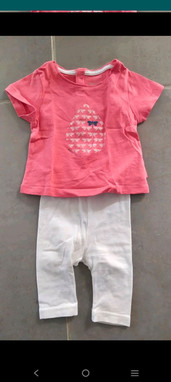 Ensemble Obaïbi bébé fille été 1 mois - photo numéro 8