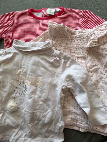Lot tshirts manches longues 