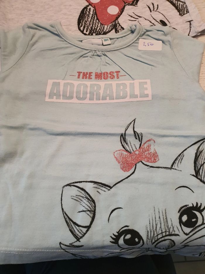 Tee chirt longues manches 5 e au choix