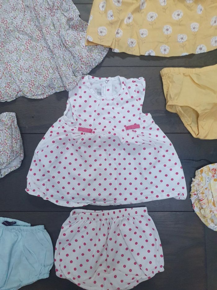 Lot de robe et Bloomer fille 12 mois - photo numéro 4