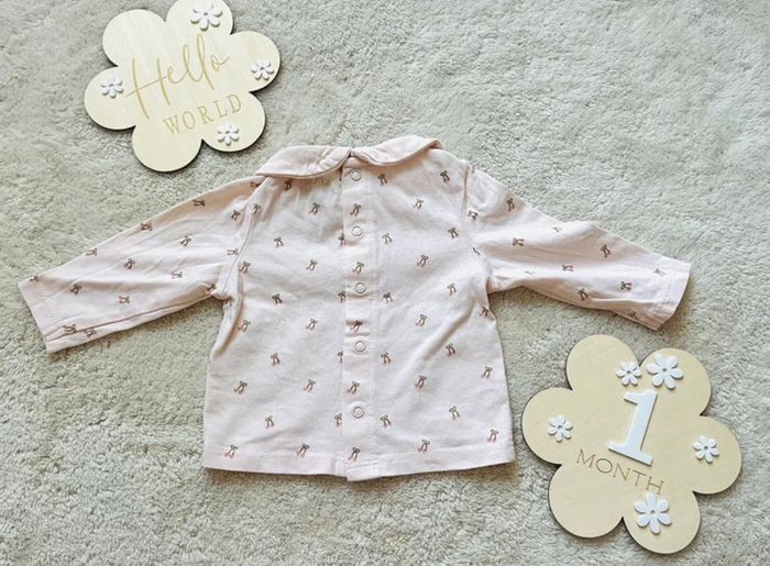 7 tee-shirts fille 1 mois - photo numéro 5