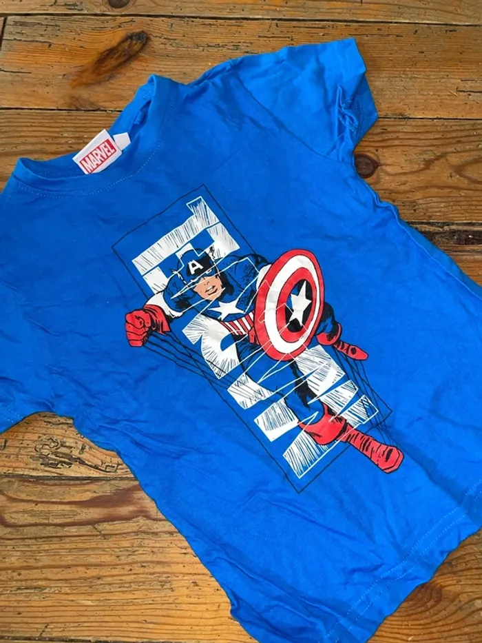 Tee shirt 4 ans captain America avengers