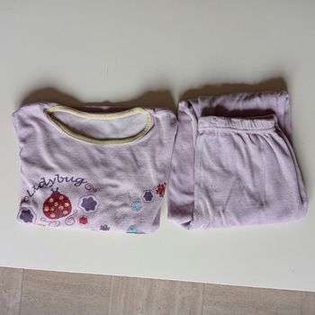Pyjama fille velours 8 ans