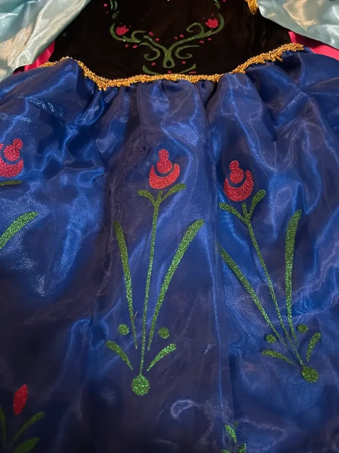 👗 Déguisement Anna – La Reine des Neiges 110 cm - photo numéro 4
