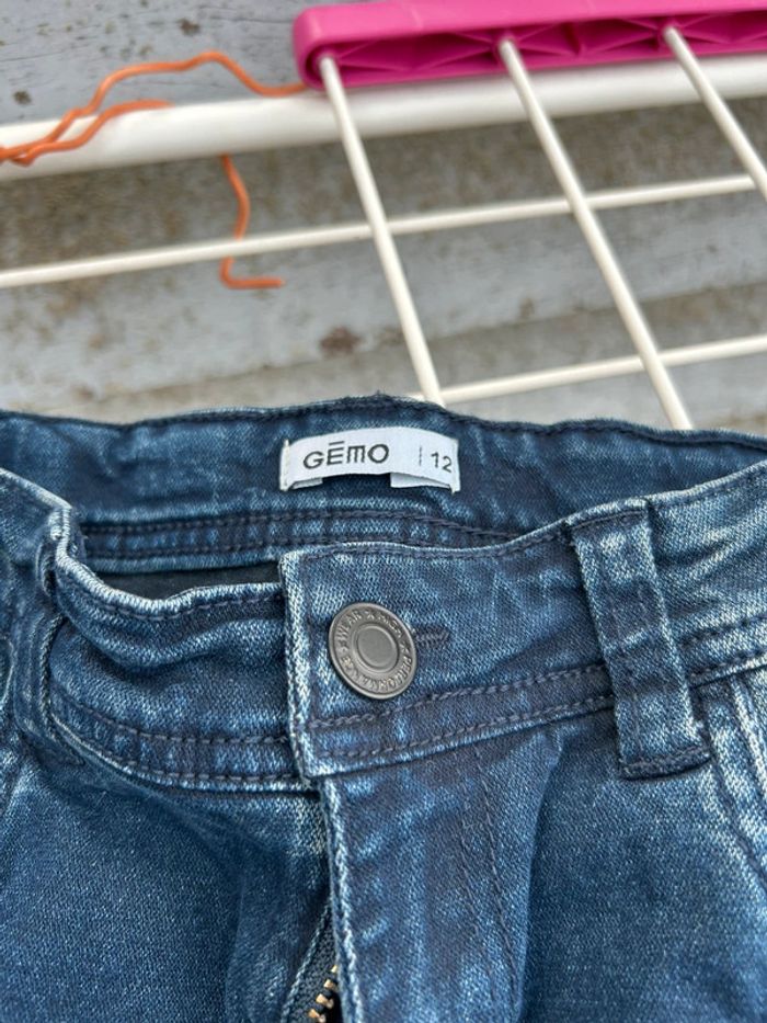Lot de 3 jeans Gémo – Enfant 12 ans – Comme neufs - photo numéro 4